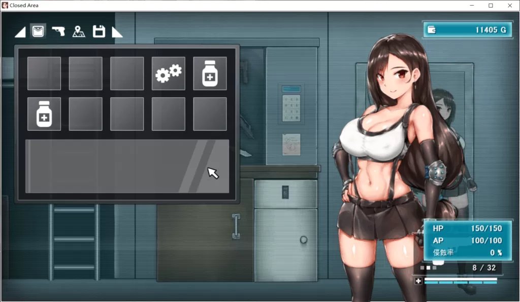 【解密ACT全动态全CV】封闭的区域-Z!V1.01最终版+存档-黑丝蒂法【战斗H1G】【补档】