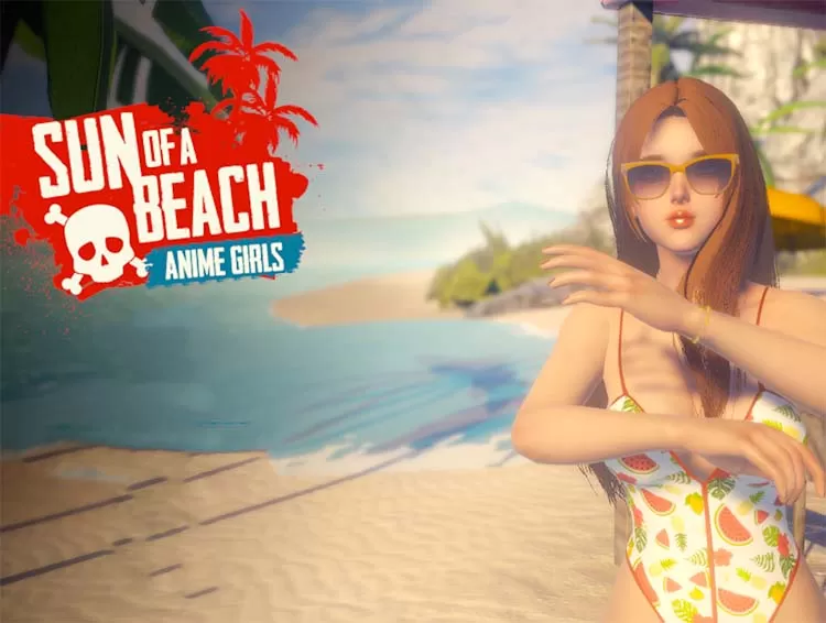 动漫女孩:沙滩之日 Anime Girls: Sun of a Beach 官方中文,版本:Build.13716345【免费玩】
