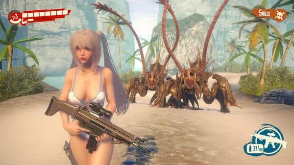 动漫女孩:沙滩之日 Anime Girls: Sun of a Beach 官方中文,版本:Build.13716345【免费玩】