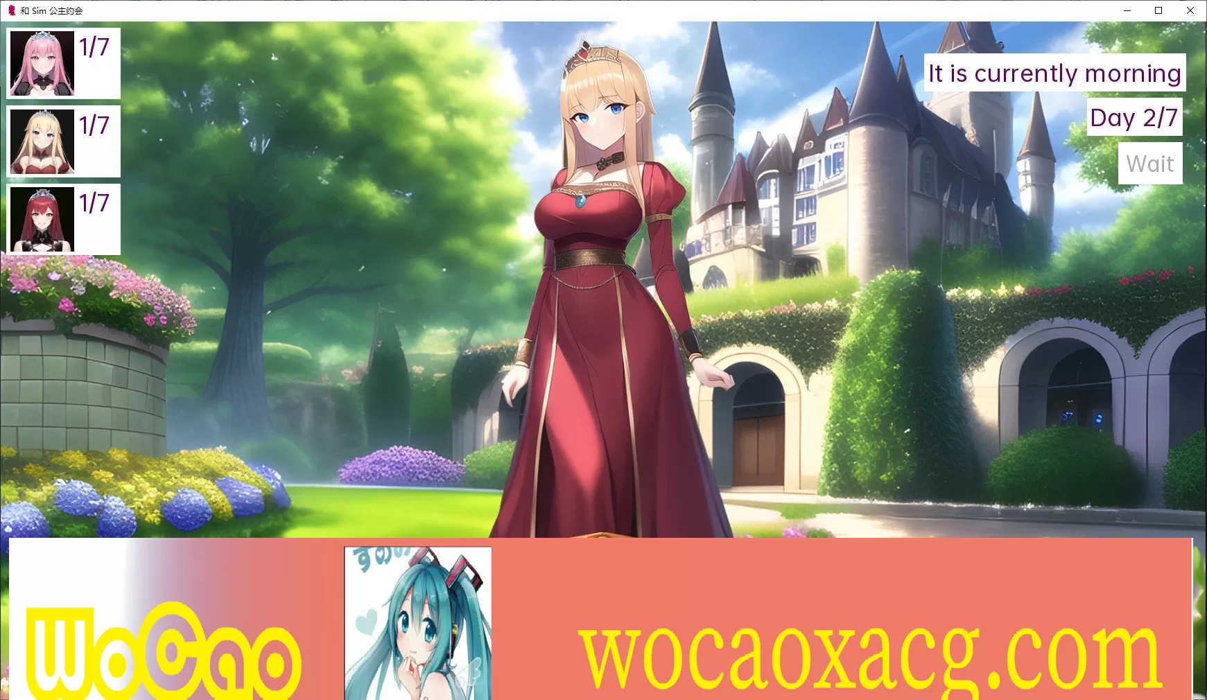 [欧美SLG/汉化]公主约会模拟 完结汉化版[PC+安卓][300M/百度]』