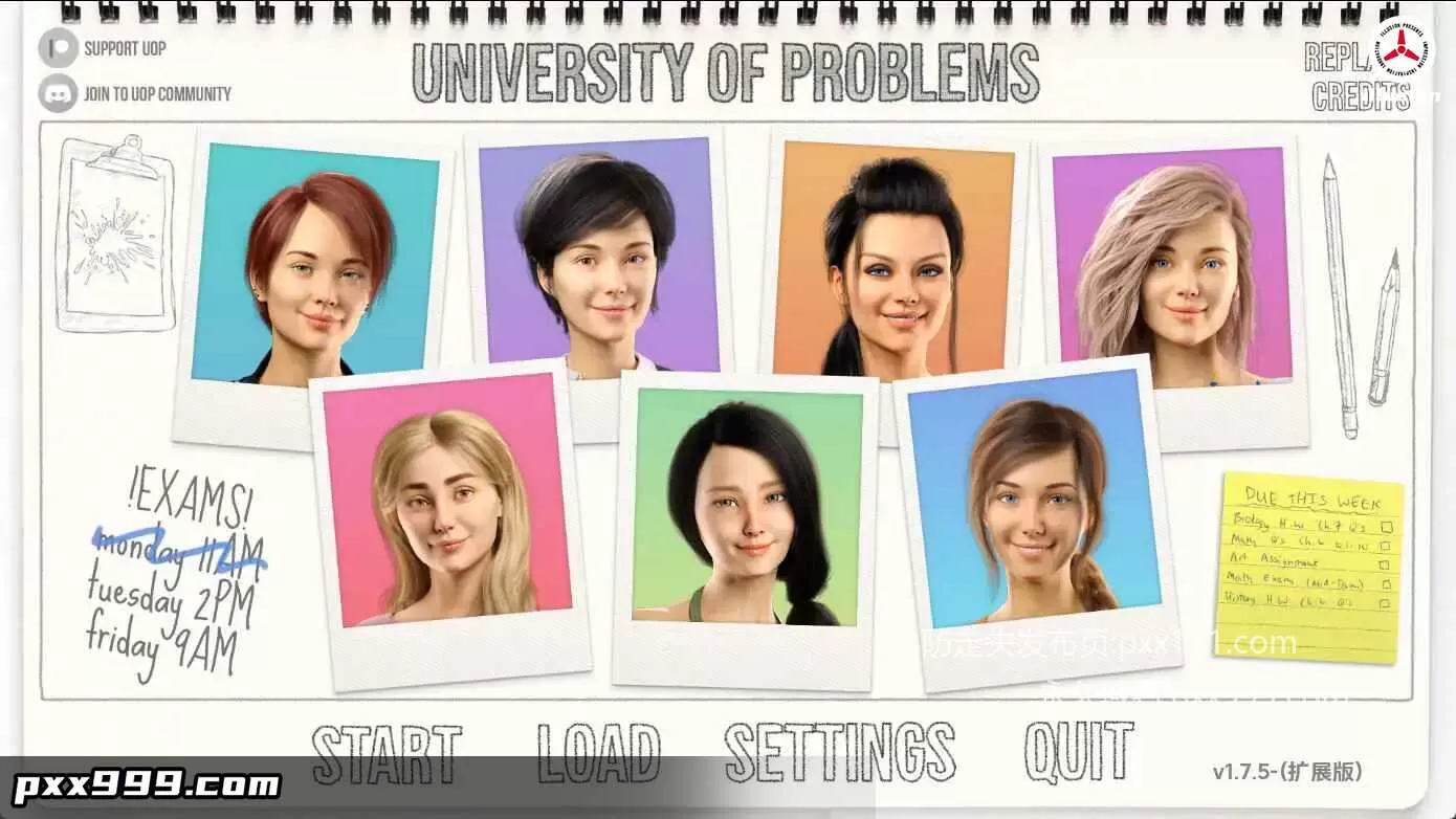 【欧美SLG/汉化/动态】学院情缘v1.7.5 AI版【PC+安卓/16.5G/更新】University of Problems [v1.7.5 Extended]