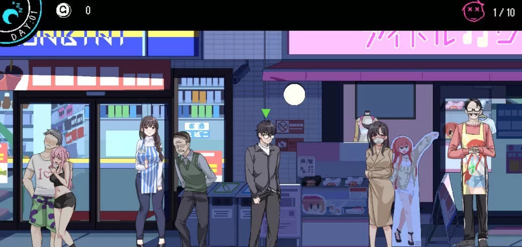 [爆款像素SLG/中文/动态]社群审查 DX V4.1.1 STEAM官方中文步兵版+存档[更新][1.9G]