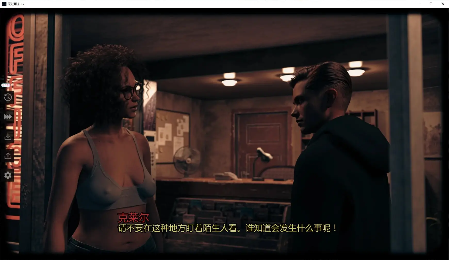 【欧美SLG/AI汉化/堕落】无处可去1.7 AI汉化版【PC+安卓/4.3G/更新】