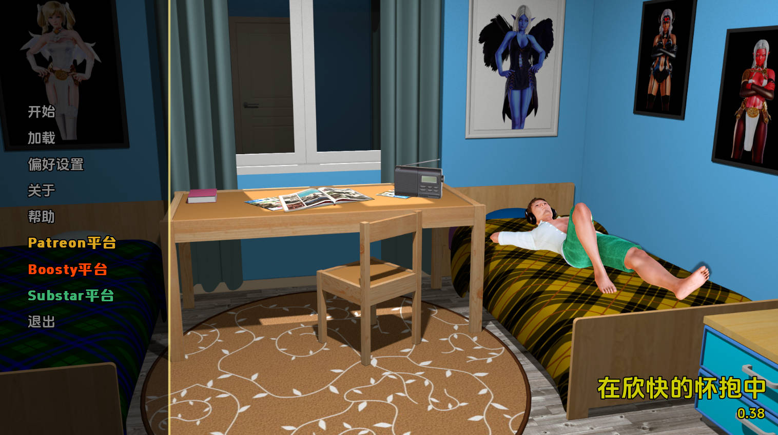 【欧美SLG/汉化/动态】在幸福的怀抱中v0.38 （In the Arms of Euphoria）汉化版【PC+安卓/3.63G/更新】