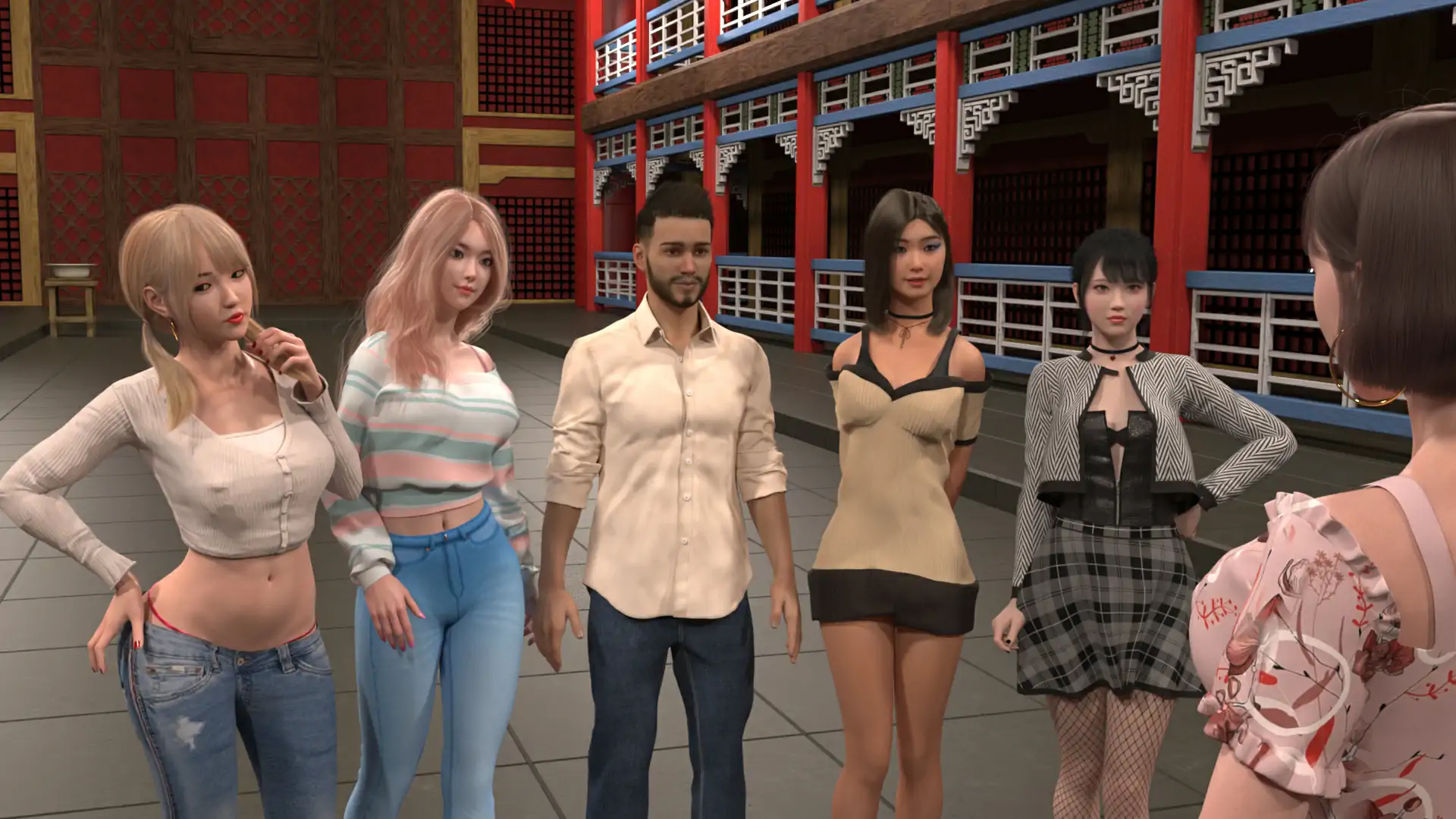 宾馆0.2.9 AI汉化版 PC/安卓下载 | 欧美SLG 后宫养成 3.46G 更新