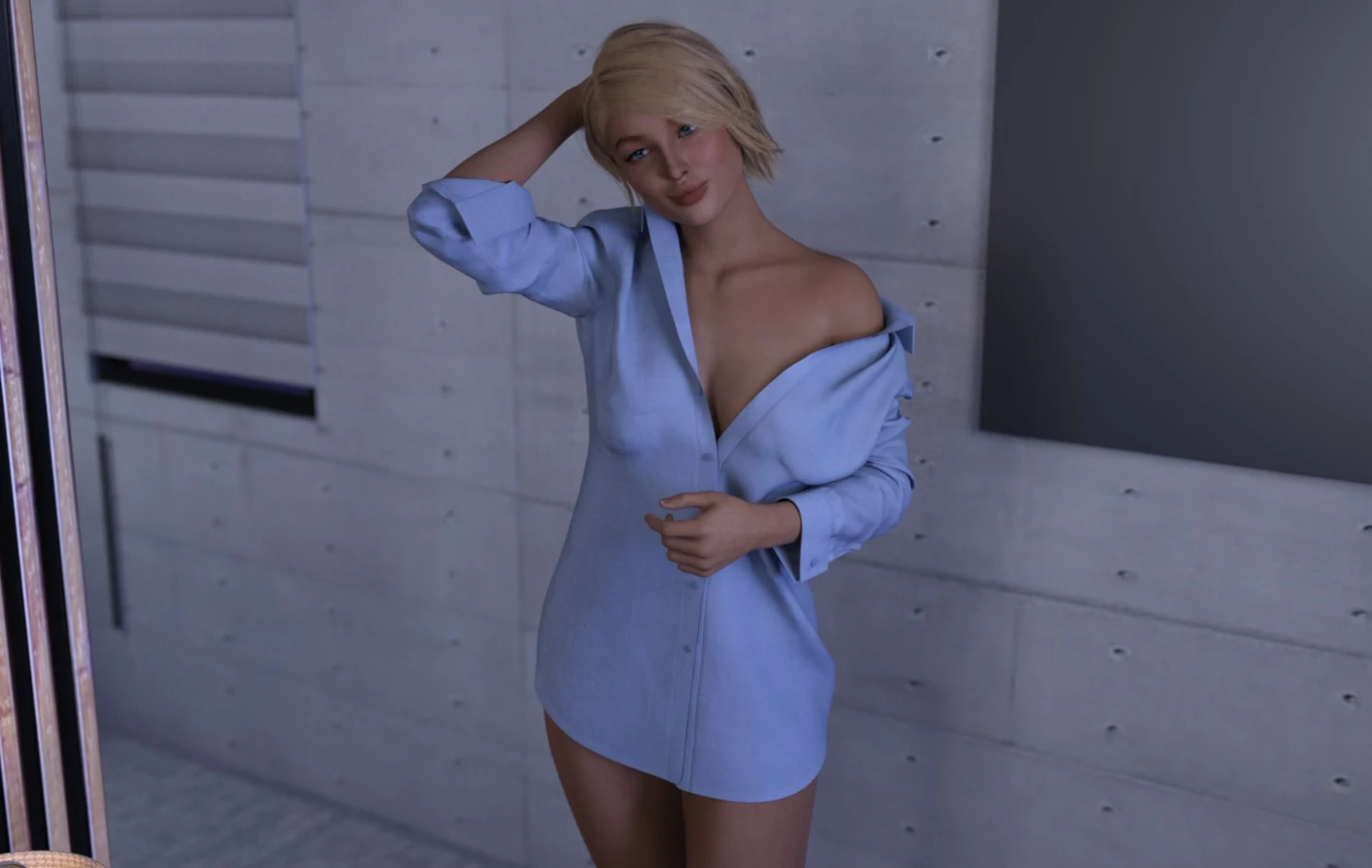 她的欲望 v0.37 AI汉化版 - 欧美3D SLG 下载（PC+安卓 3.8G）