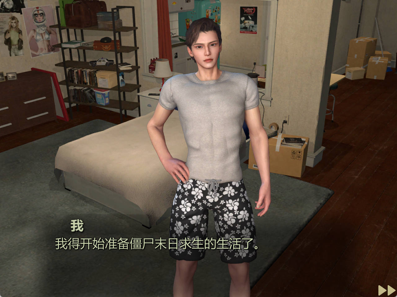 美女别影响我:僵尸末日生存 - PC SLG 僵尸生存 官中 带CV