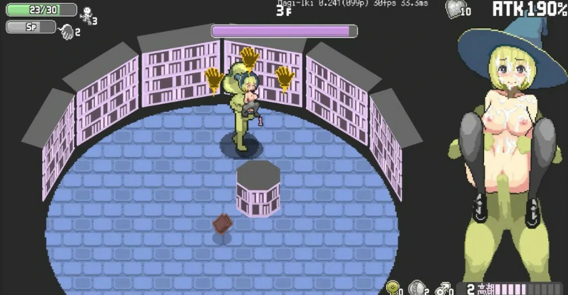 真·高潮:留级魔女与H魔手 V0.340 - 日系像素ACT 官方中文版 PC