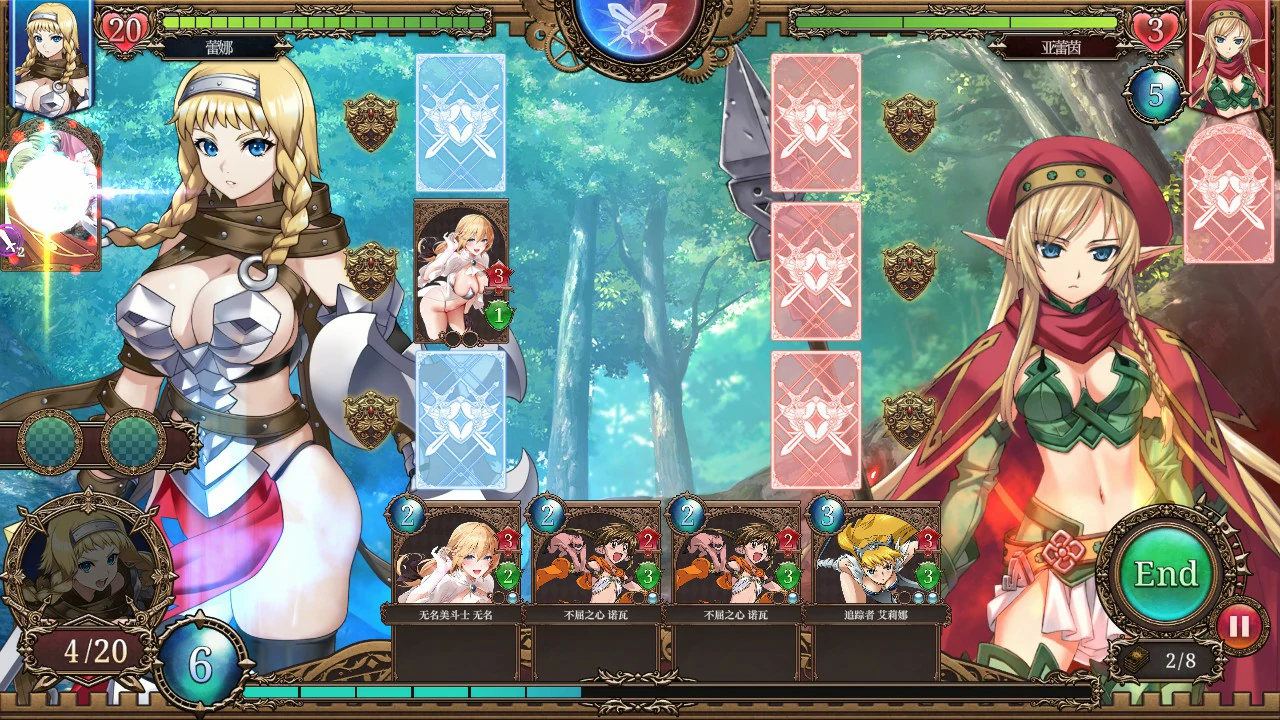 女王之刃 重置版 官方中文版 PC 1.7G 下载 - 日系卡牌RPG